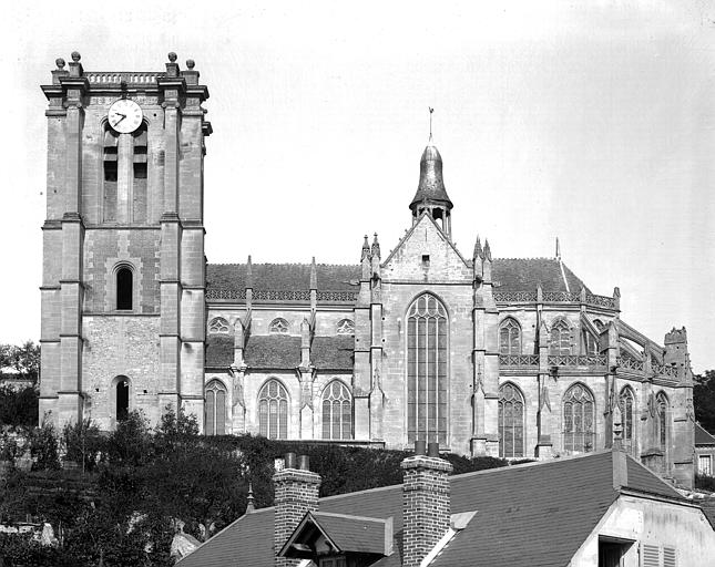 Extérieur, façade latérale sud