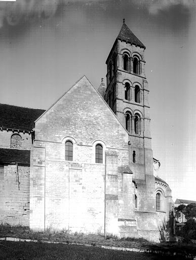 Extérieur, façade du croisillon sud, clocher