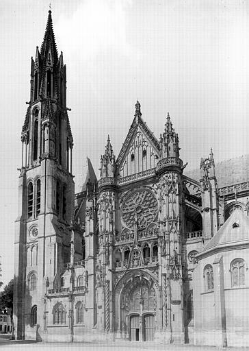 Extérieur, clocher, croisillon sud du transept