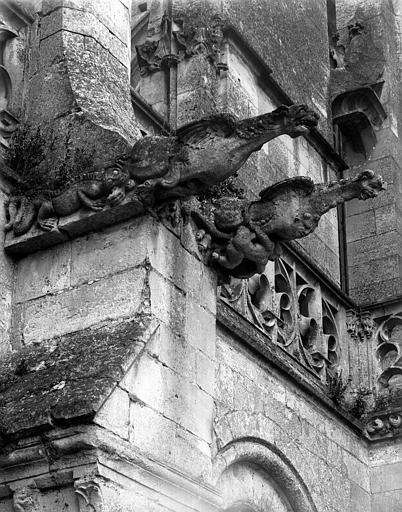 Extérieur, détail du croisillon sud : gargouilles