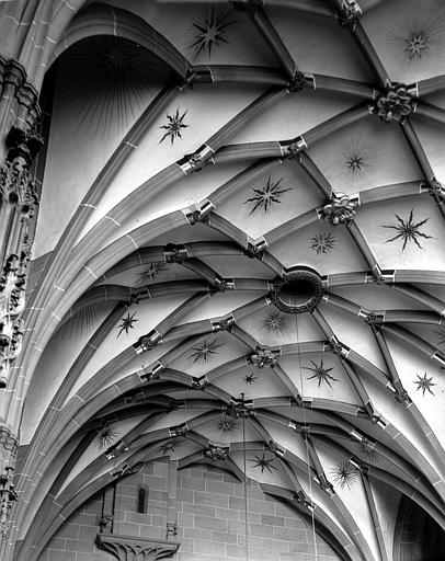 Intérieur, voûte de la chapelle Saint-Laurent