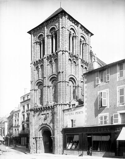 Extérieur, clocher porche, ensemble sud-ouest