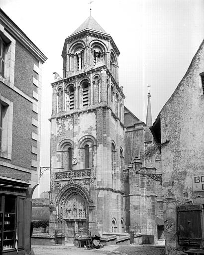 Extérieur, clocher porche, ensemble sud-ouest