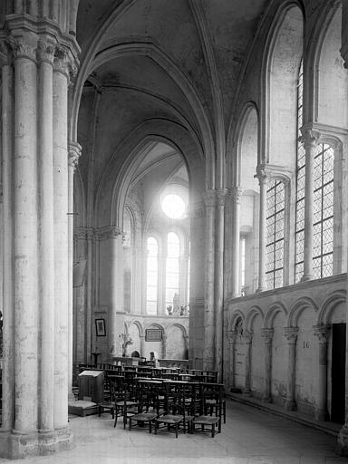 Intérieur, élévation nord du choeur, croisillon sud