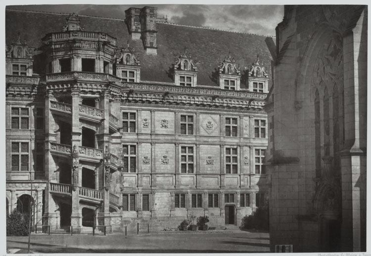 Aile, dite de François 1er. Façade sur la cour d'honneur. Vue d'ensemble