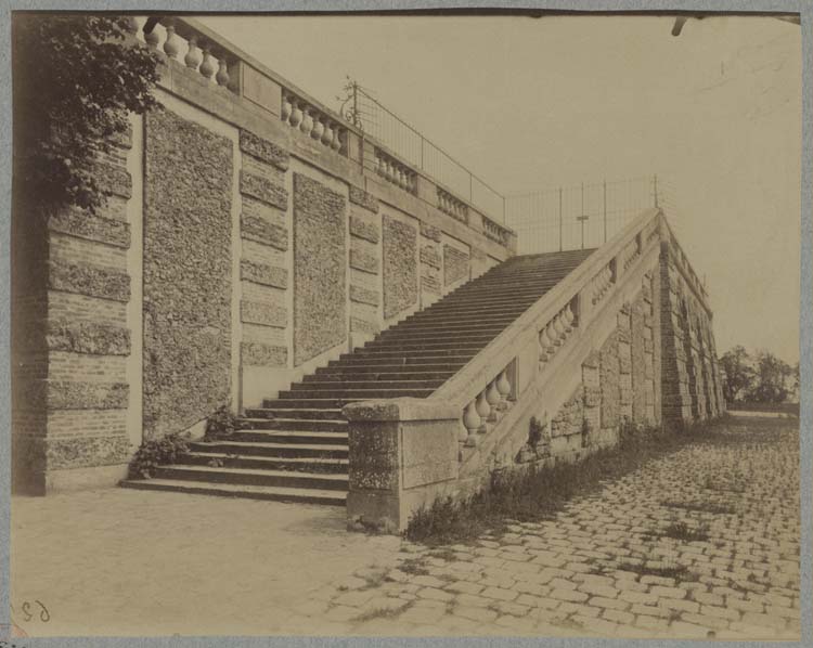 Rampe d'escalier de l'orangerie