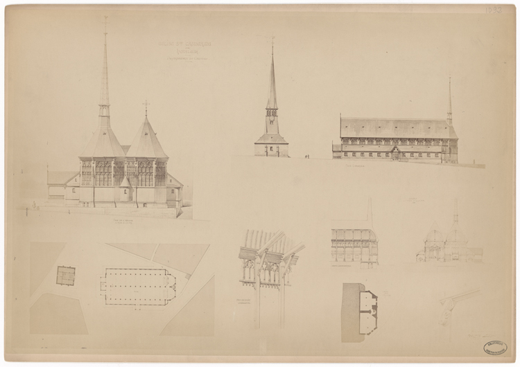 Reproduction de plans, élévations, coupes