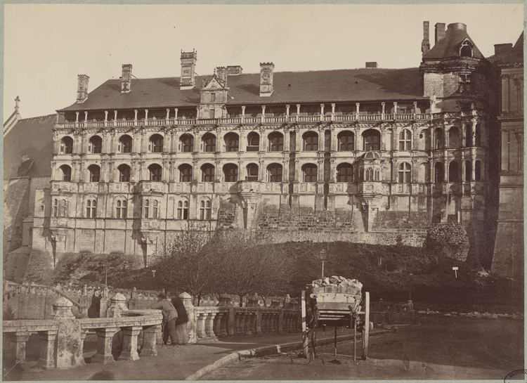 Aile François 1er : façade sur jardin