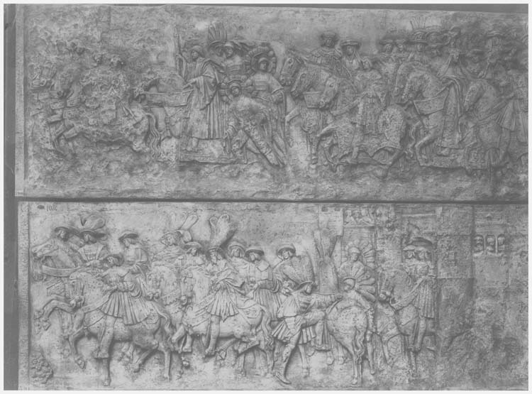 Moulage. Bas-relief : le camp du drap d'or