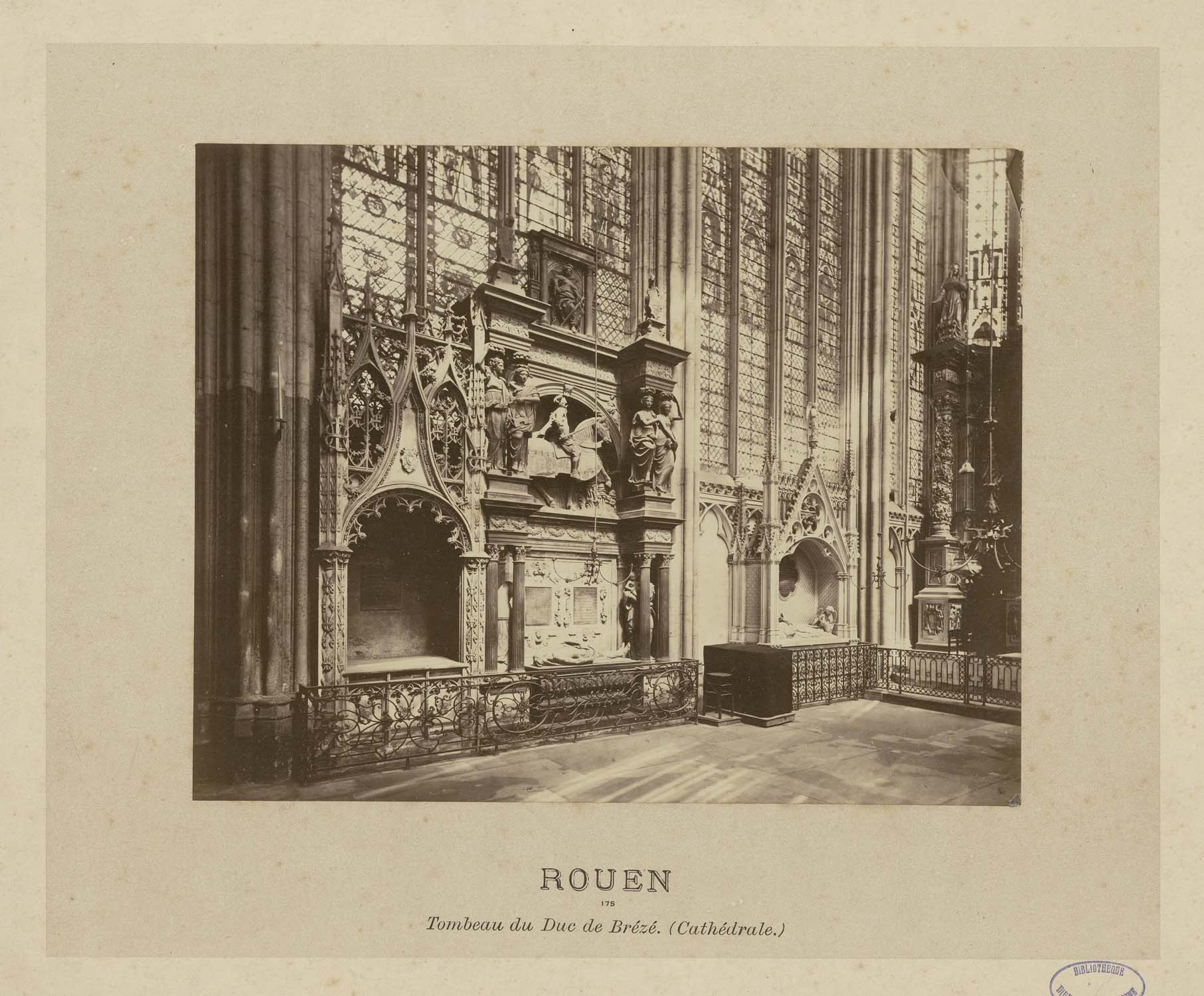 Intérieur : tombeau du duc de Brézé