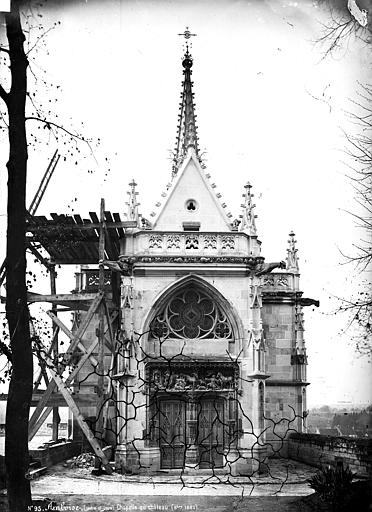 Chapelle Saint-Hubert : façade d'entrée