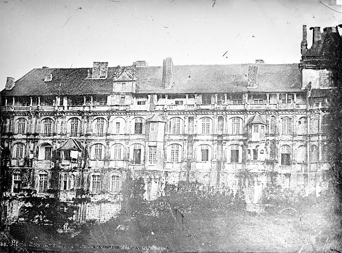 Façade François Ier, état avant restauration