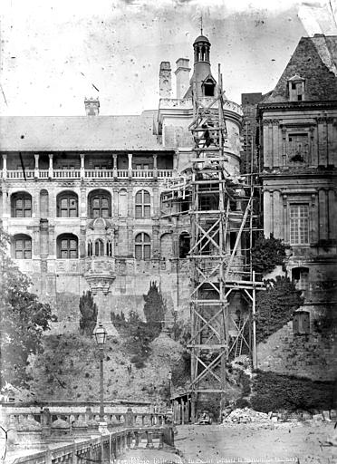 Tour du Moulin, état pendant restauration