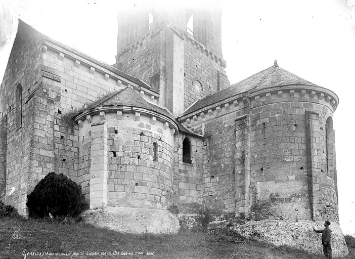 Abside et transept, côté sud