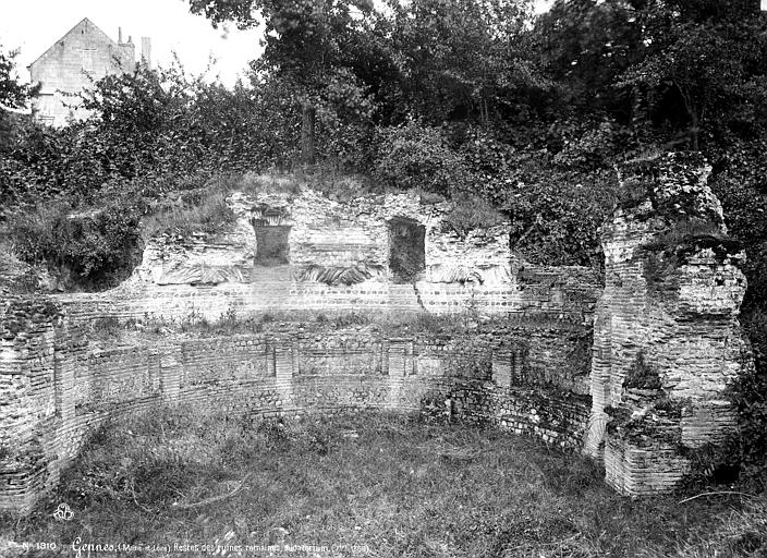 Restes des ruines romaines : Le sudatorium