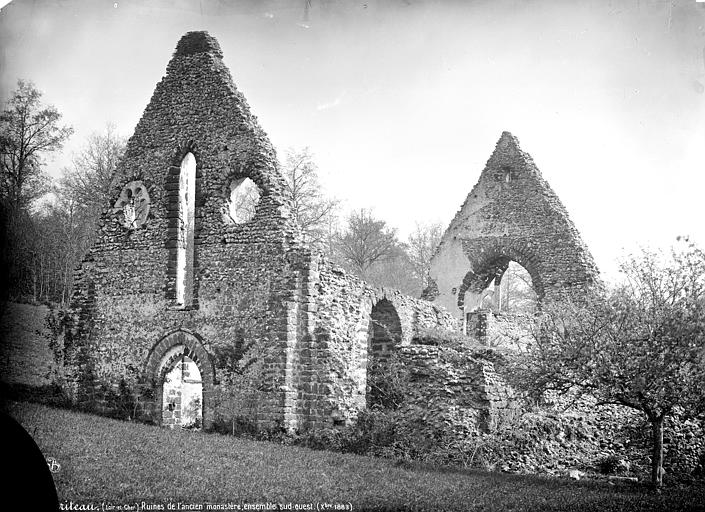 Ruines de l'ancien monastère : Ensemble sud-ouest