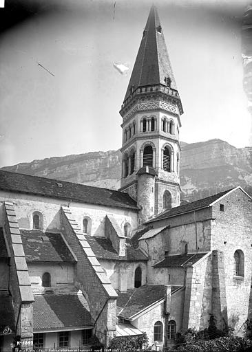 Façade nord : Clocher et transept