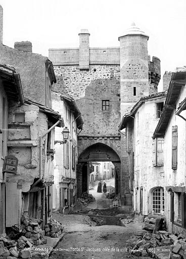 Porte Saint-Jacques : Côté ville