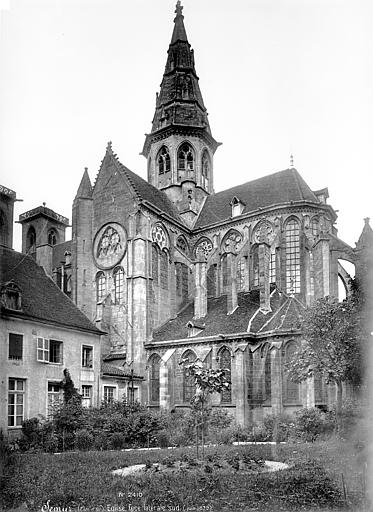 Façade sud : transept et chevet