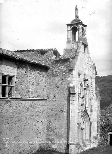 Chapelle : façade et campanile