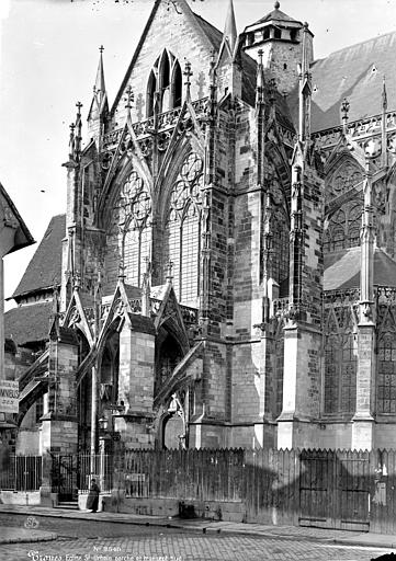 Façade sud : Transept