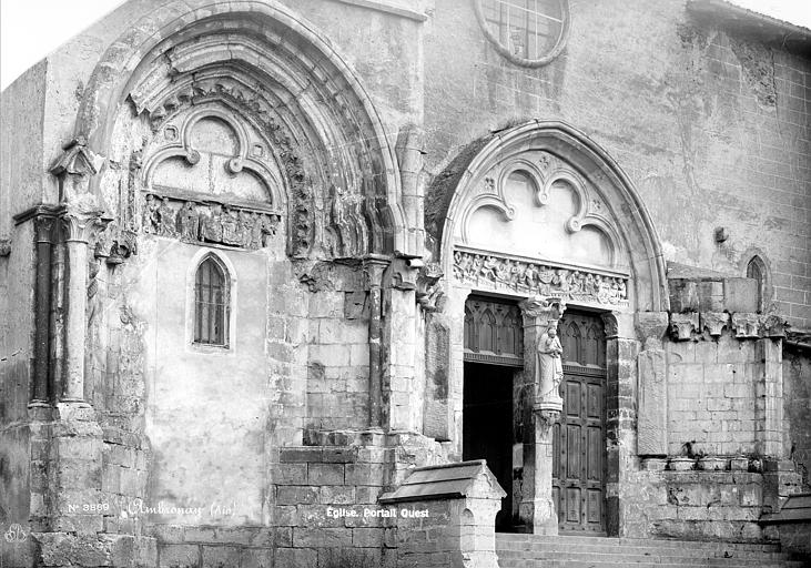 Eglise : Portail de la façade nord