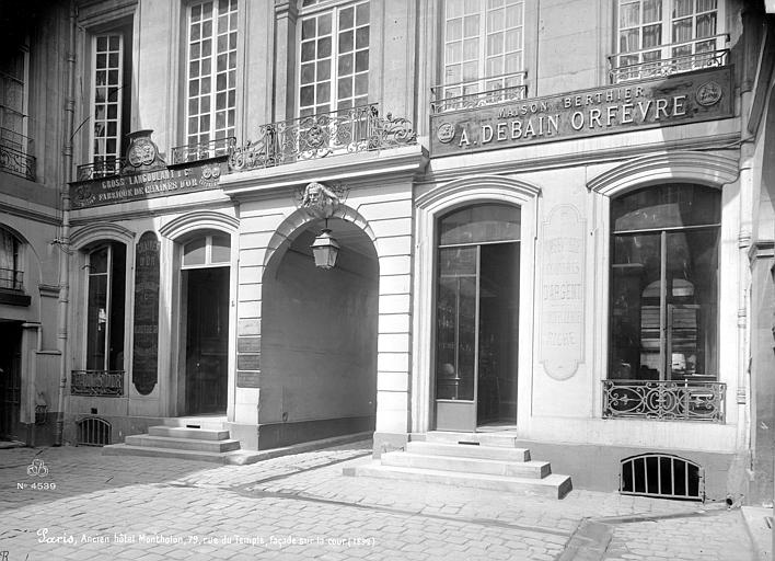 Façade sur cour