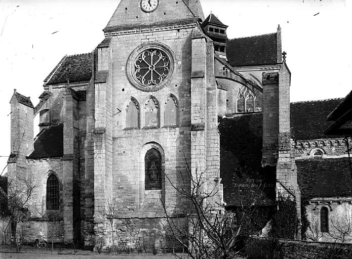 Façade sud : Transept