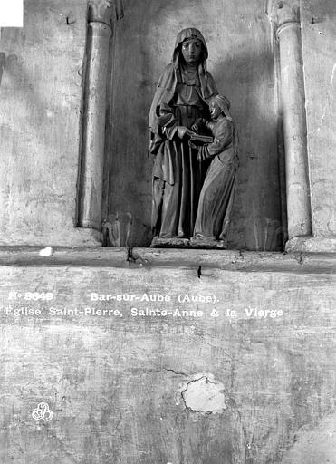 Groupe sculpté : Sainte Anne et la Vierge