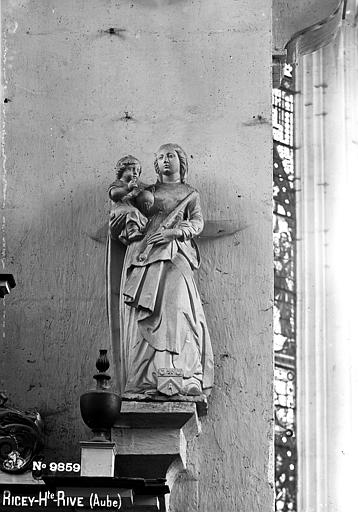 Vierge à l'Enfant Jésus, statue