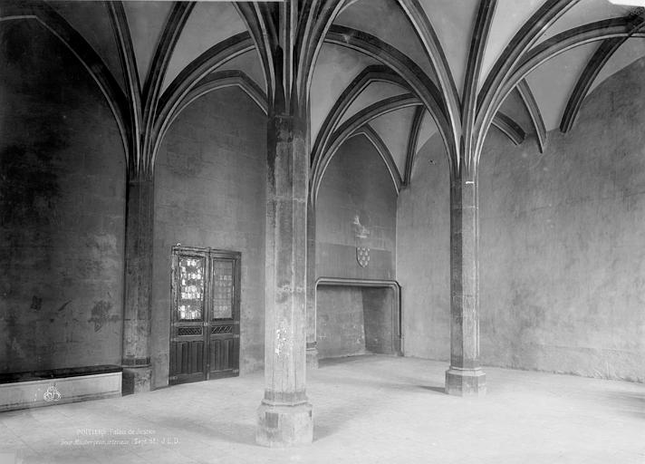 Salle de la tour Maubergeon, cheminée