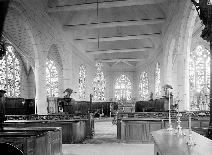 Vue intérieure du choeur