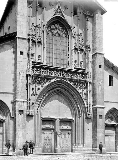 Façade ouest : partie centrale