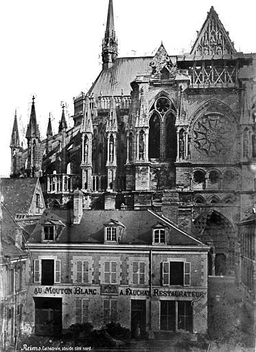 Façade nord : abside et transept