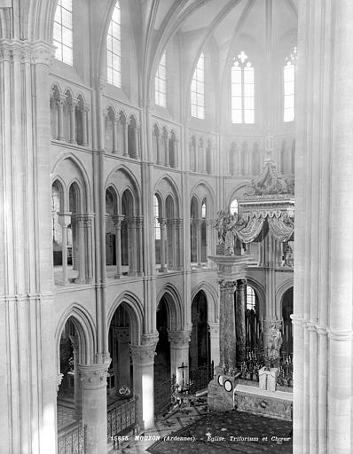 Vue intérieure du choeur, côté nord