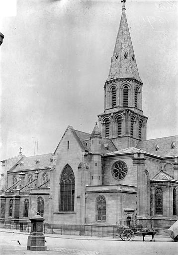 Façade sud : Transept et clocher