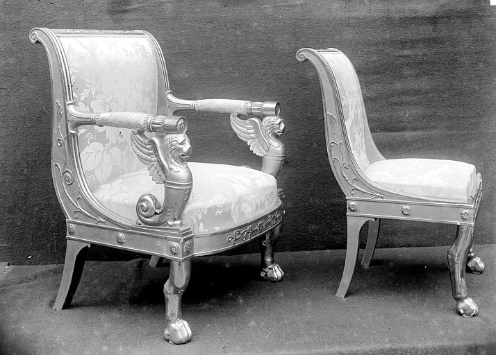 Fauteuil et chaise