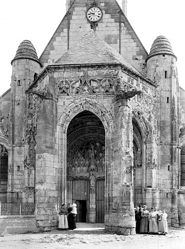 Porche de la façade ouest