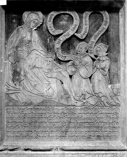 Epitaphe de Pierre Viderne et de sa femme