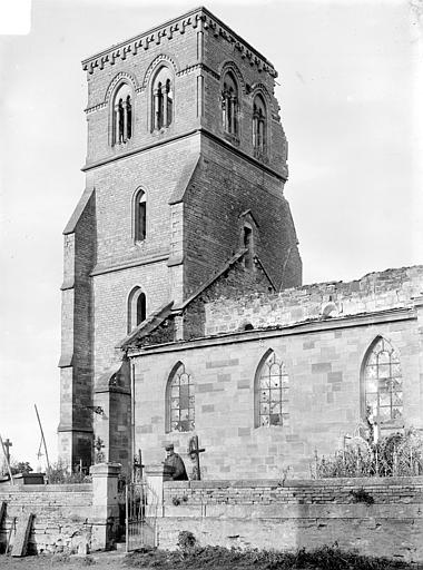 Façade sud : Clocher