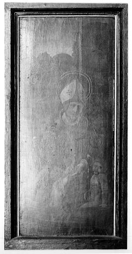 Triptyque, volet gauche : saint Nicolas