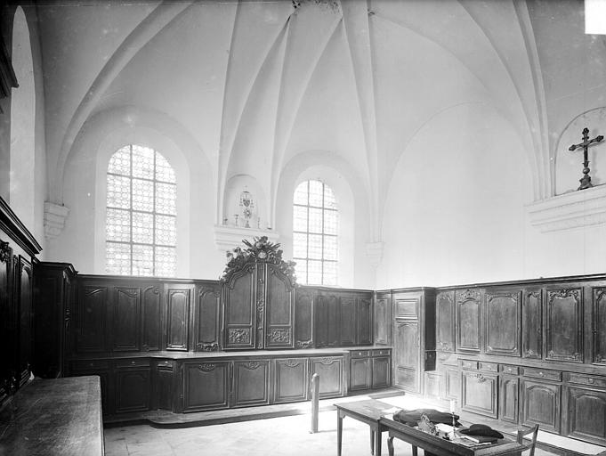 Eglise : Vue intérieure du la sacristie