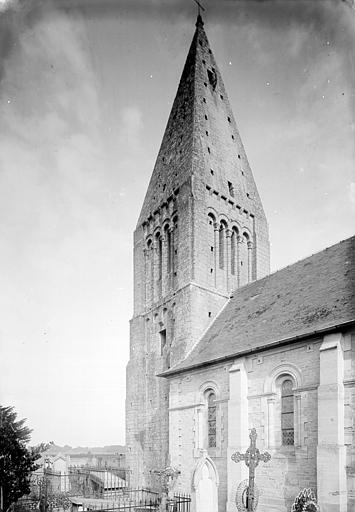 Façade sud : Clocher