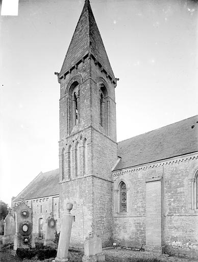 Façade sud : Clocher