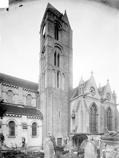 Façade sud : Clocher