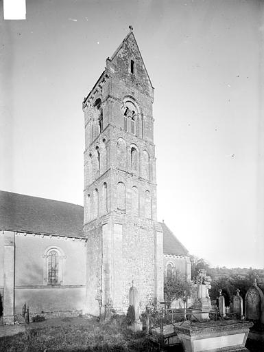 Façade sud : Clocher