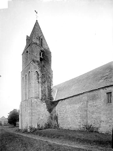 Clocher, côté nord-ouest