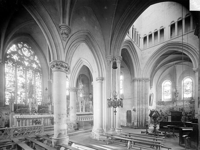 Vue intérieure de la croisée et du choeur