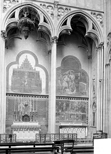 Vue intérieure du transept sud