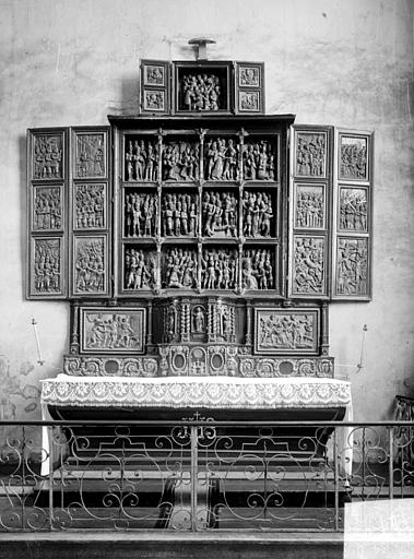 Retable. Retable sculpté - © Ministère de la Culture (France), Médiathèque du patrimoine et de la photographie, diffusion RMN-GP